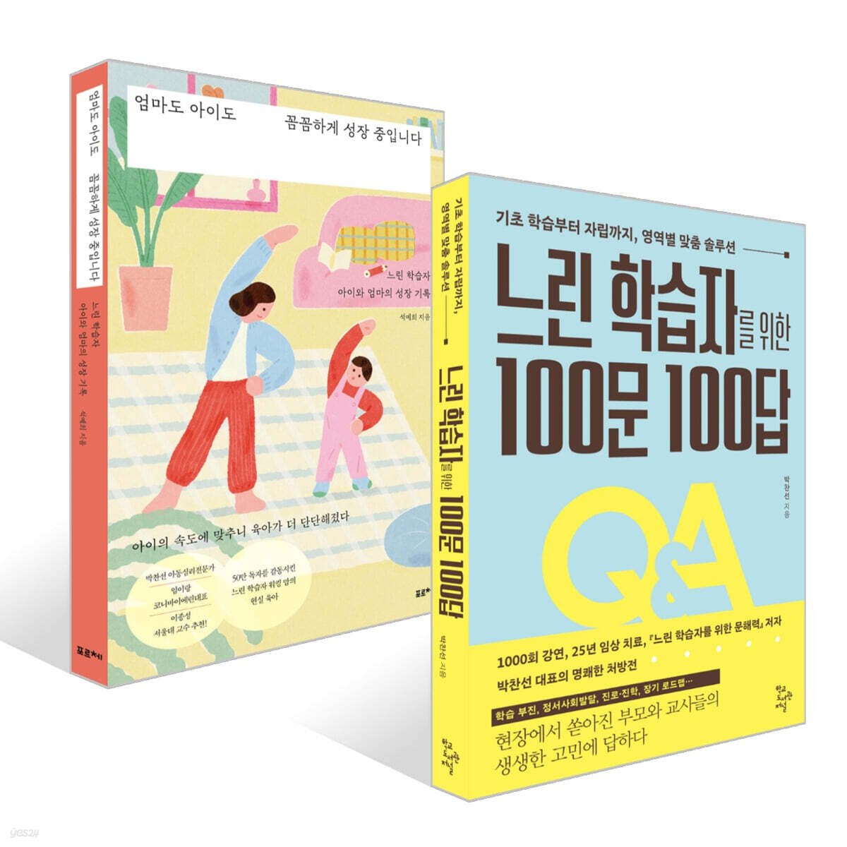 엄마도 아이도 꼼꼼하게 성장 중입니다 + 느린 학습자를 위한 100문 100답 세트
