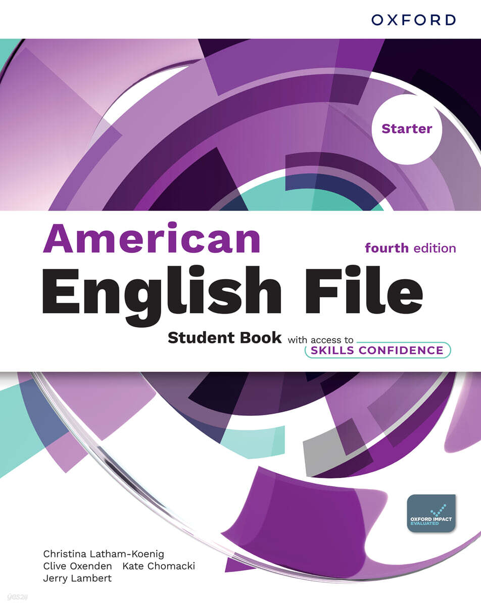 American English File 4/E Starter Level Student Book with access to Skills Confidence