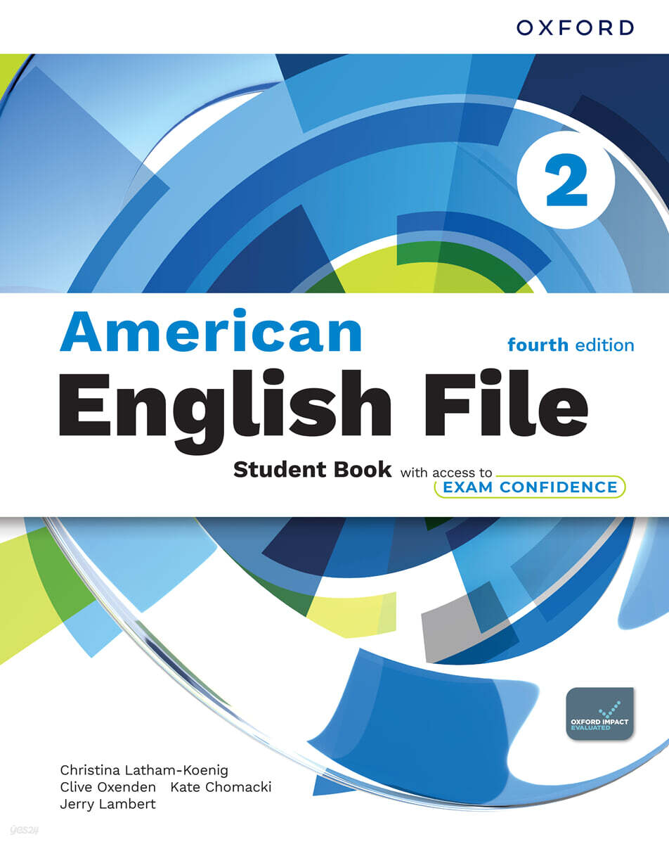 American English File 4/E Level 2 Student Book with access to Exam Confidence