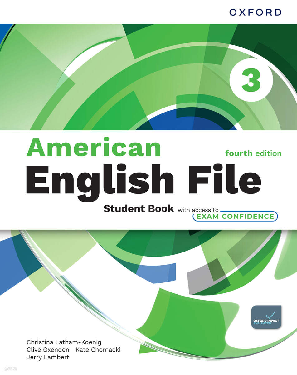 American English File 4/E Level 3 Student Book with access to Exam Confidence