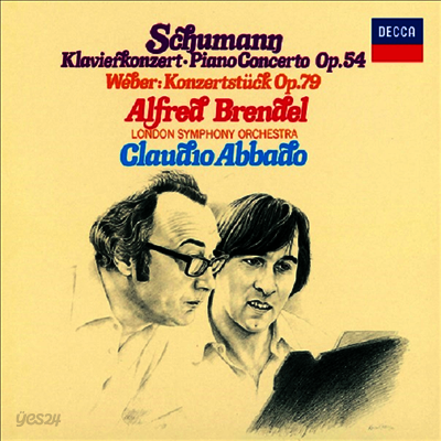 슈만: 피아노 협주곡, 베버: 연주회용 소곡 (Schumann: Piano Concerto, Weber: Konzertstuck) (Ltd)(UHQCD)(일본반) - Alfred Brendel
