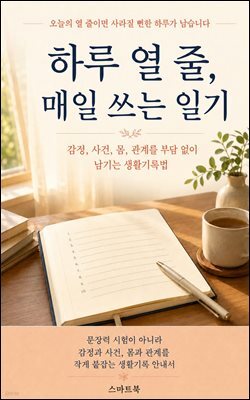 하루 열 줄, 매일 쓰는 일기 : 일기쓰기와 감정·사건·몸·관계를 열 줄로 남기는 생활기록법