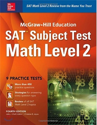 Mcgraw-Hill Education SAT Subject Test Math Level 2, 4/E