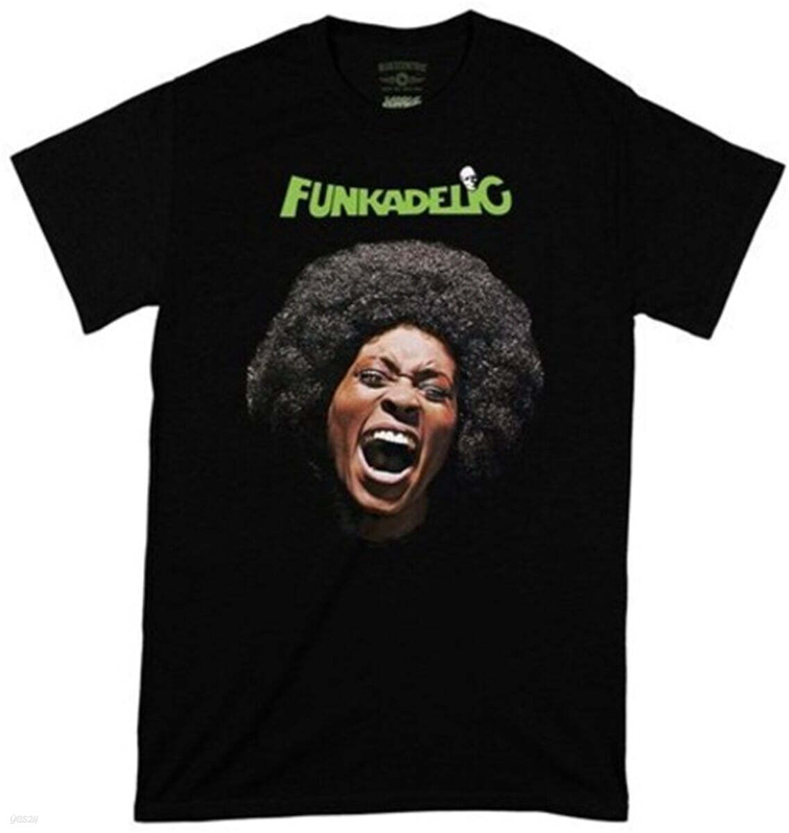 펑카델릭 티셔츠 (Funkadelic - Maggot Brain Album Cover - Heavy Cotton T-Shirt - Large Black)