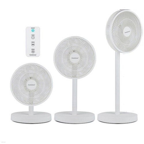 [쿠비녹스] 12인치 7엽 리모컨 팬큘레이터 (CX-255DF/간편한 보관/높이조절)