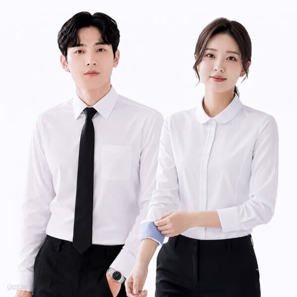국내생산 구김없는 셔츠 블라우스 남자 여자 교복몰