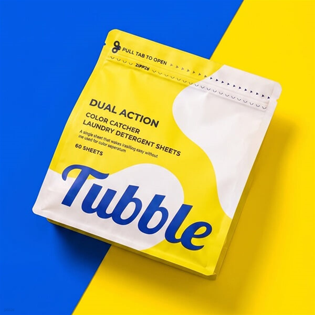 [Tubble] 트루클린 듀얼액션 이염방지 세탁시트(60매)