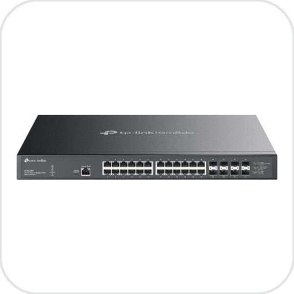 티피링크 SX3832MPP 오마다  32포트 10GE L2＋ 관리형 스위치 PoE＋＋ 24포트 지원