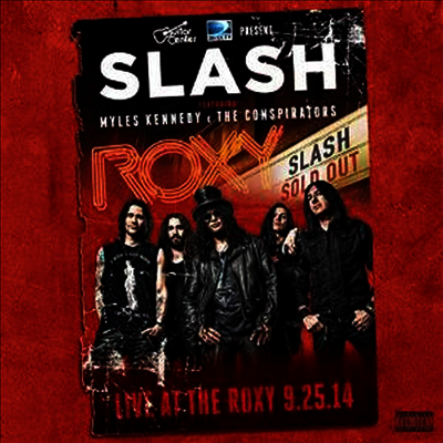 Slash — Live At The Roxy 09.25.14 (Limited Edition) 앨범 커버