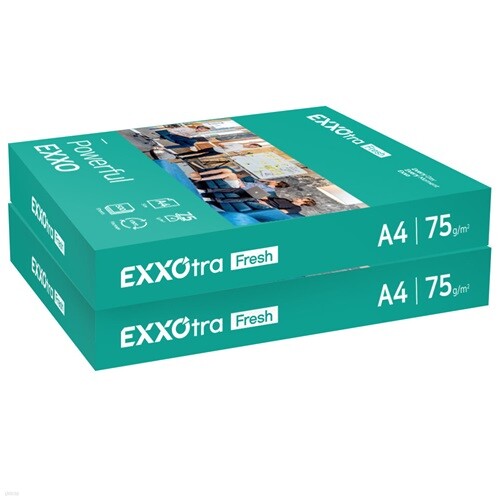 엑소트라 후레쉬(EXXOtra Fresh) A4 복사용지(A4용지) 75g 1000매