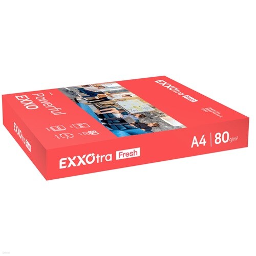 엑소트라 후레쉬(EXXOtra Fresh) A4 복사용지(A4용지) 80g 500매