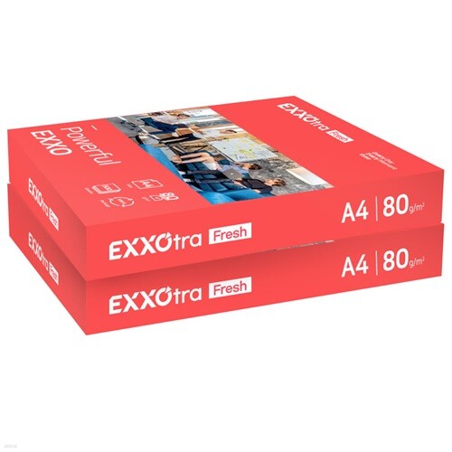 엑소트라 후레쉬(EXXOtra Fresh) A4 복사용지(A4용지) 80g 1000매