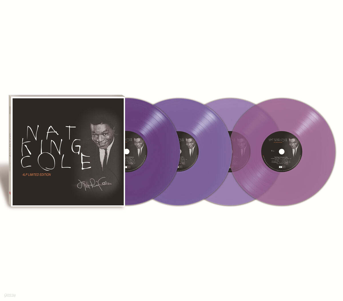 Nat King Cole (냇 킹 콜) - LIMITED EDITION [보라 컬러 4LP]