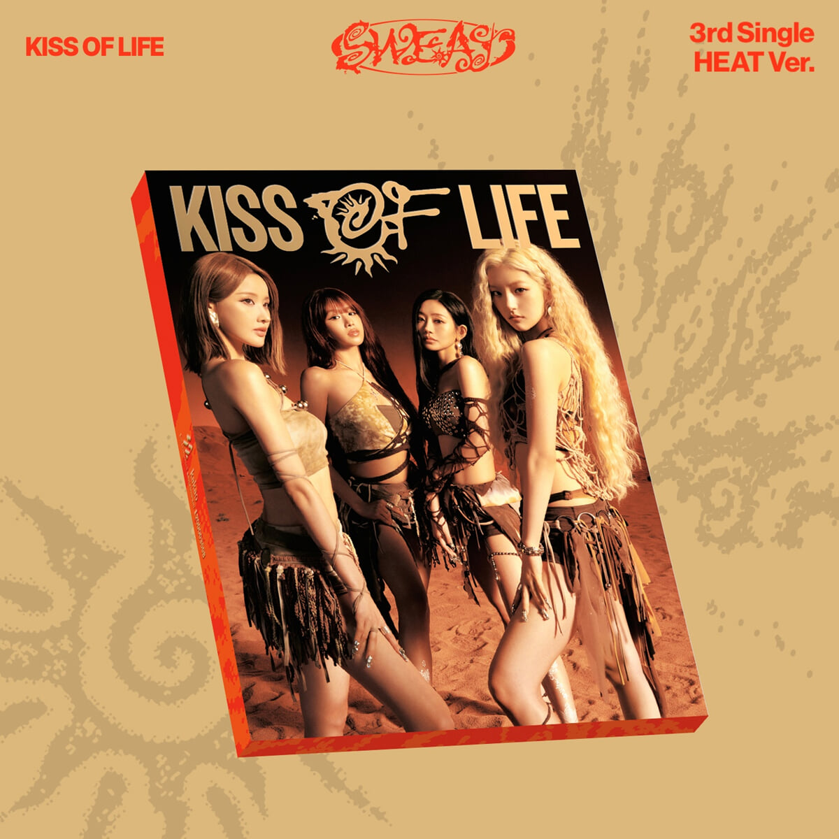 KISS OF LIFE (키스오브라이프) - 싱글앨범 3집 : SWEAT [HEAT Ver.]