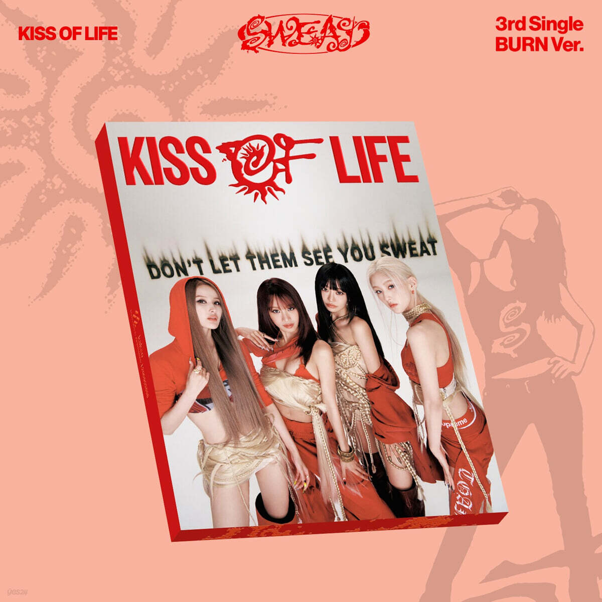 KISS OF LIFE (키스오브라이프) - 싱글앨범 3집 : SWEAT [BURN Ver.]