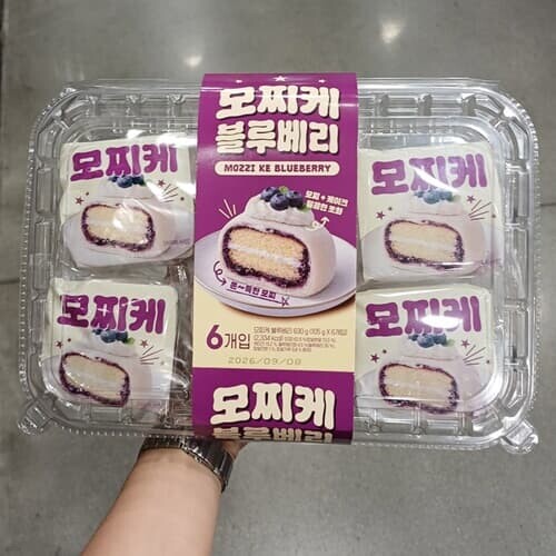 모찌케 블루베리 찹쌀 케이크 6개입 630g