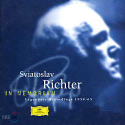 Sviatoslav Richter - In Memoriam : Legendary Recordings 1959-65