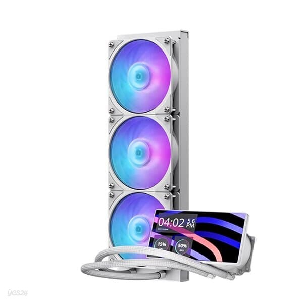 쿨러마스터 MasterLiquid Core LCD 6인치 360 ARGB (화이트)