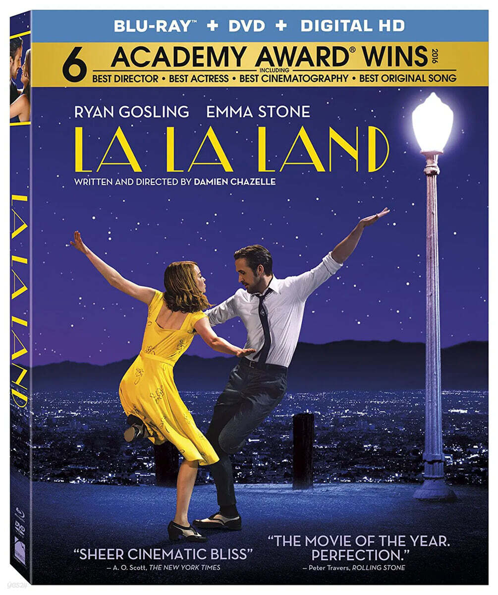라라랜드 (Blu-Ray + DvD + Digtal HD) 블루레이