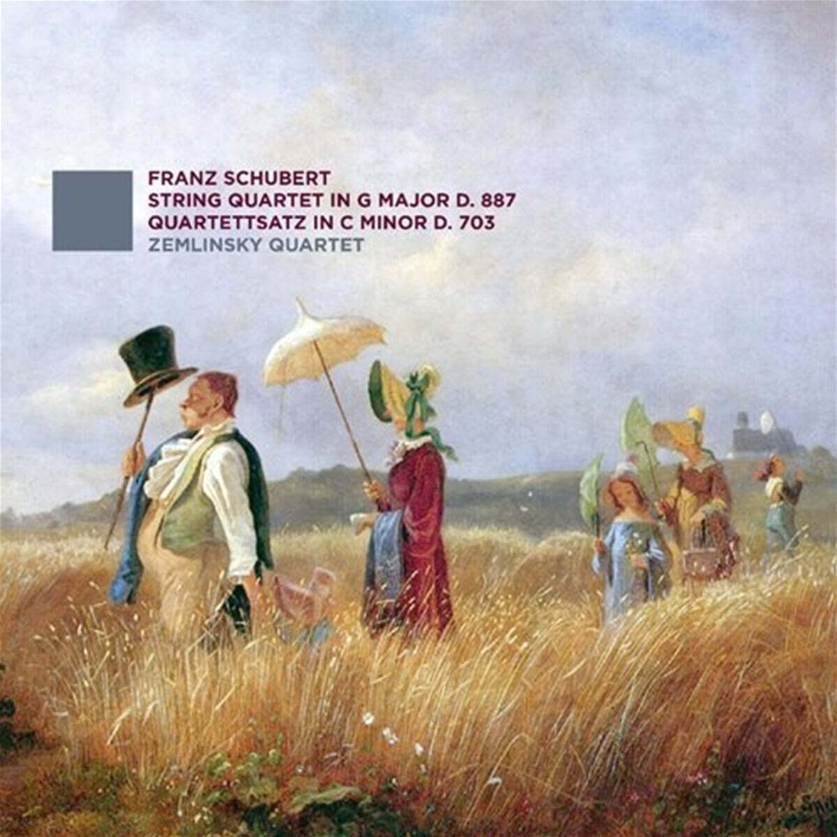 Zemlinsky Quartet 슈베르트: 현악 4중주 15번 D887, 현악 4중주 12번 D703 (Schubert: String Quartets D887, 703)