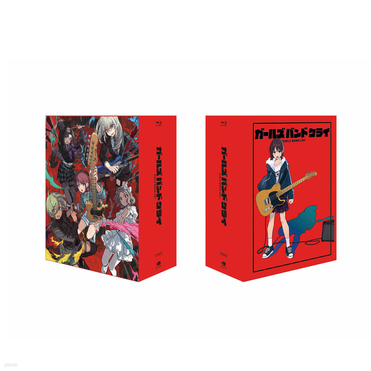 걸즈 밴드 크라이 TV시리즈 Vol. 1~5 전권 파이널 에디션 FE (5Disc, Final Edition) : 블루레이