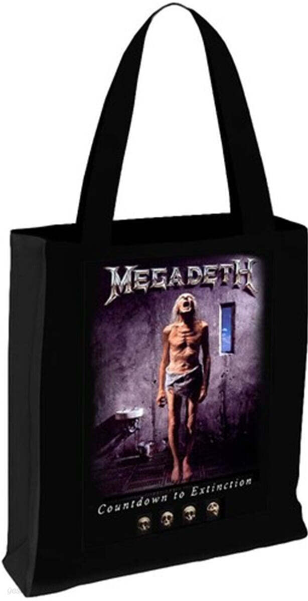 Megadeth (메가데스) - Countdown To Extinction 캔버스 쇼퍼백