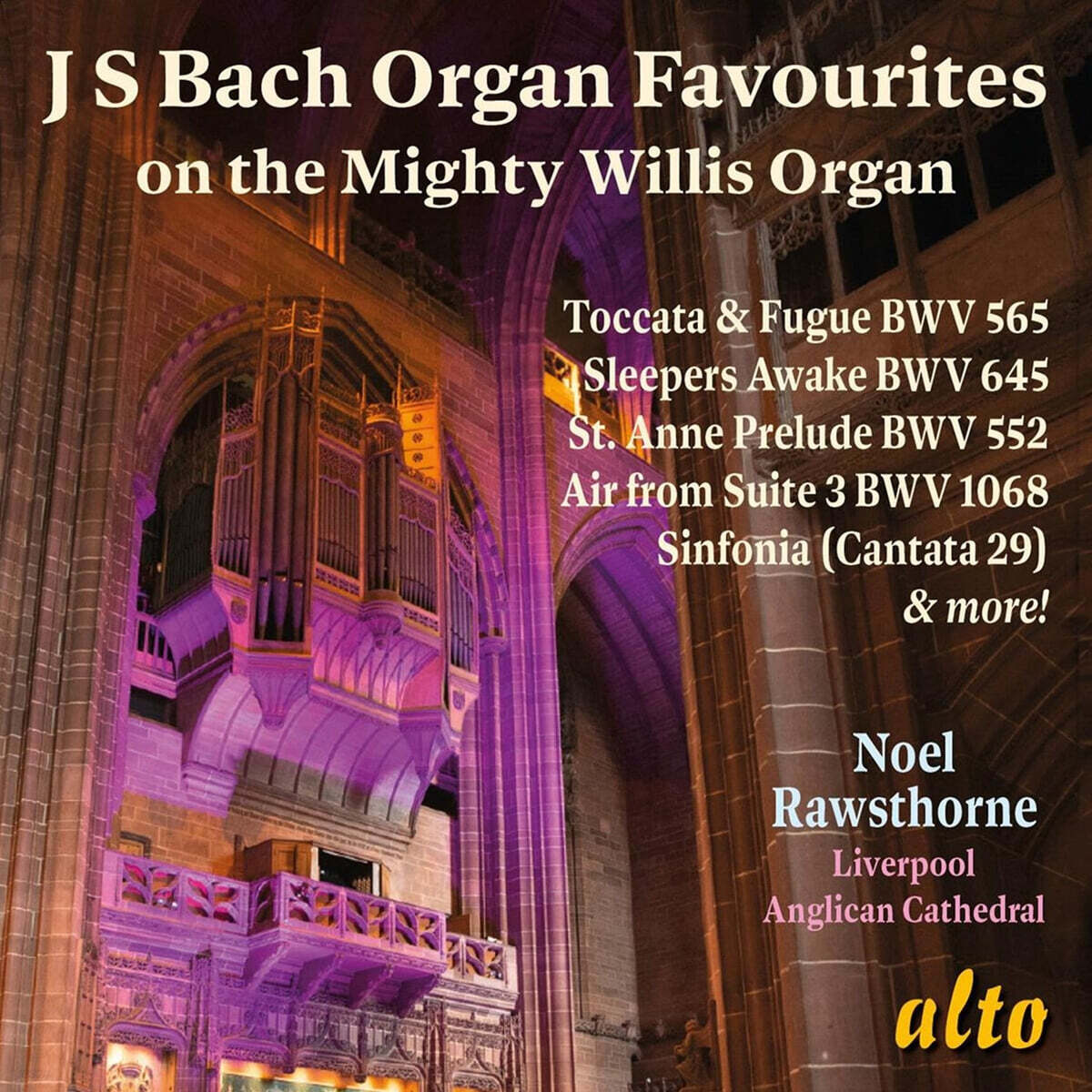 Nigel Rawsthorne 바흐: 인기 오르간 작품집 (Bach: Organ Favourites On the Mighty Willis Organ)