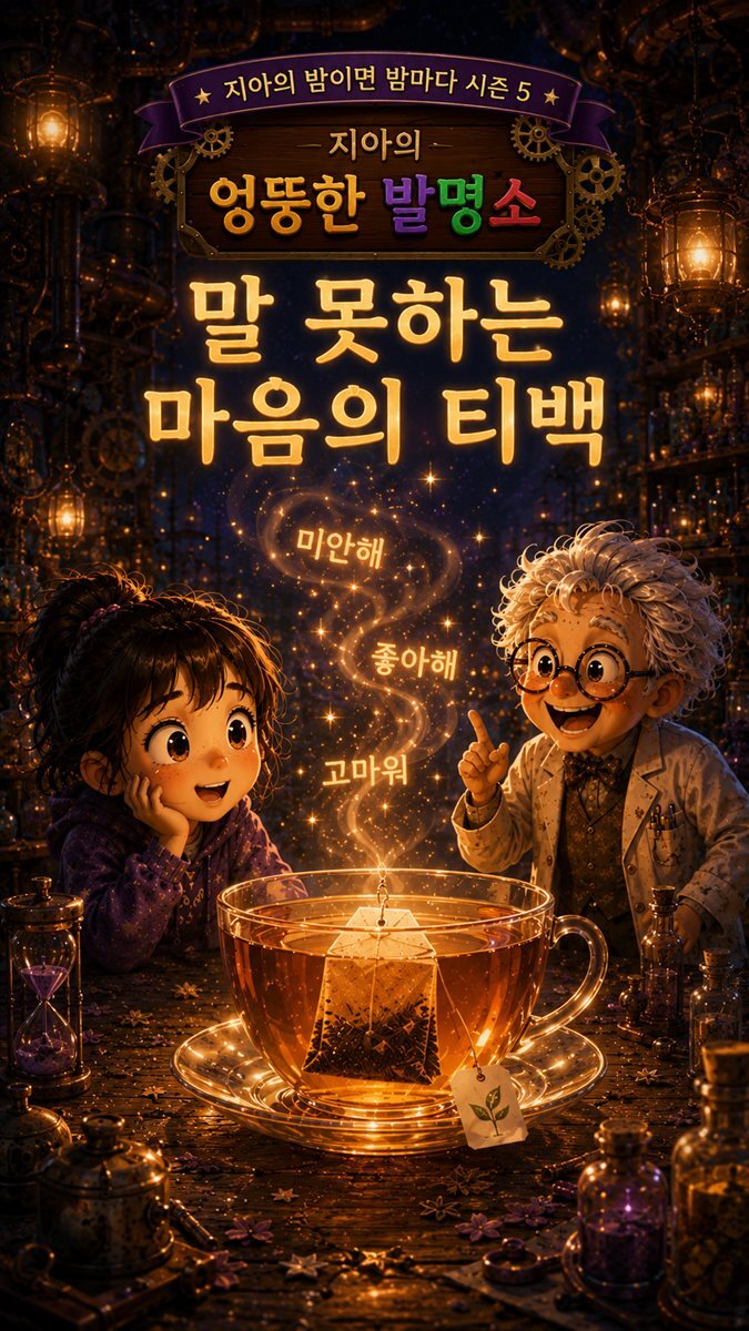 마음치유동화 <지아의 밤이면 밤마다> 시즌5: 6화 말 못하는 마음의 티백