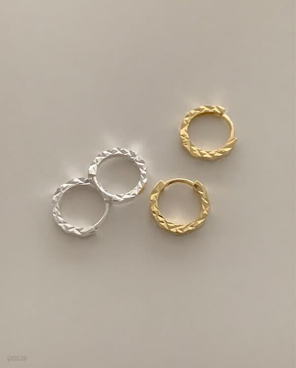 [925 Silver] Pepe earrings E 34