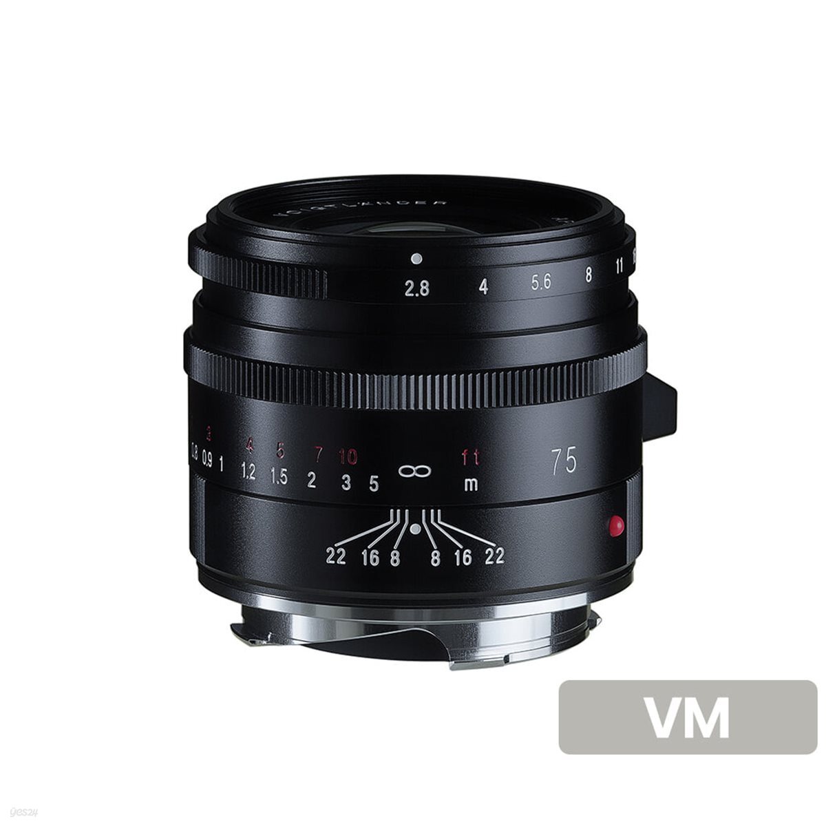 [정품등록시 5만 포인트 3년 보증] 보이그랜더 APO-SKOPAR 75mm F2.8 for VM마운트 BK