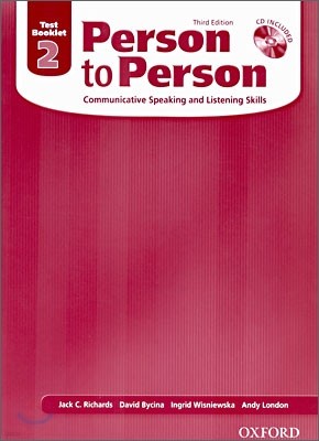 Person to Person 2 : Test Booklet+CD Set