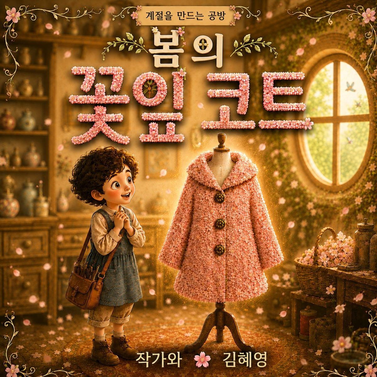 봄의 꽃잎 코트