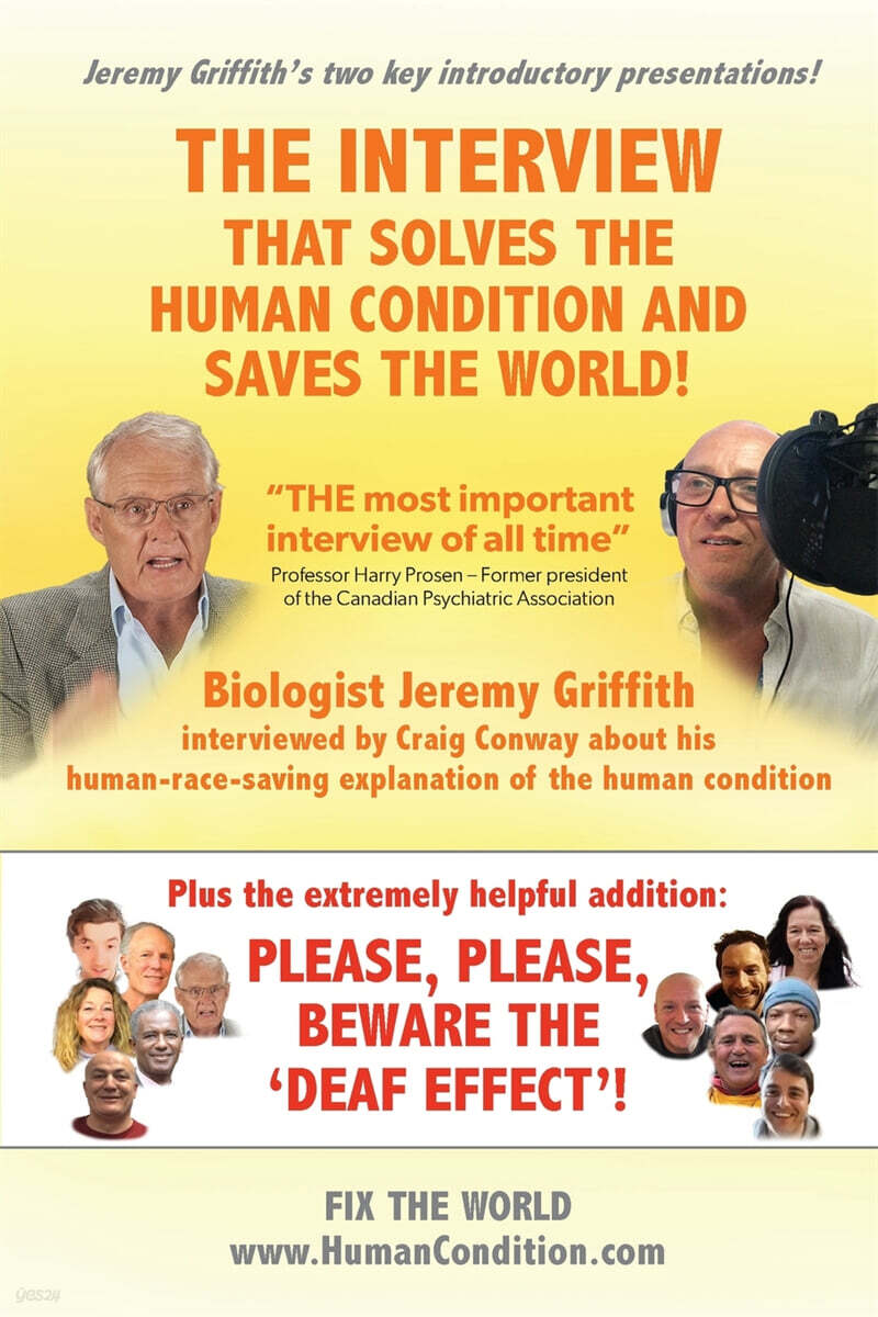 THE Interview That Solves The Human Condition And Saves The World!