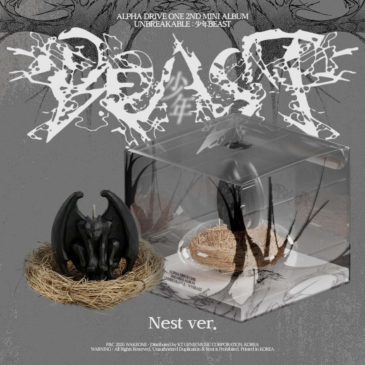 ALPHA DRIVE ONE - 미니앨범 2집 'UNBREAKABLE : 少年BEAST' [Nest Ver.]