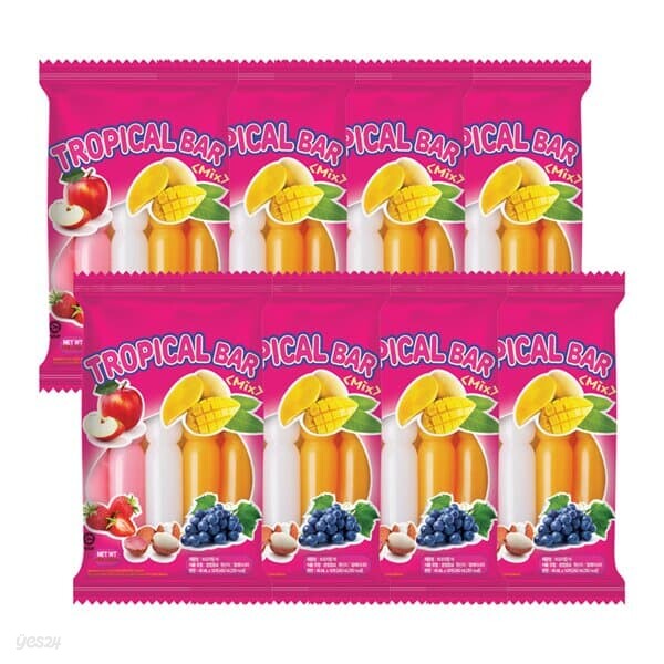 얼려먹는 아이스바/트로피칼 바 450ml x 8ea(총 80스틱)