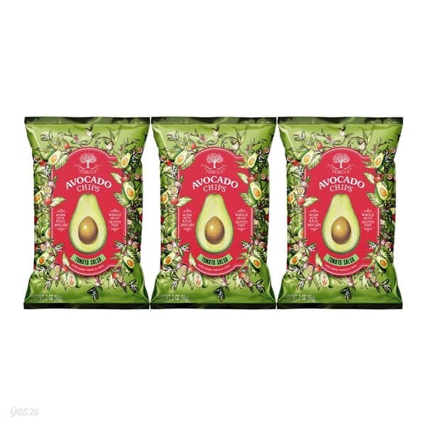 테몰 아보카도칩 토마토살사맛 40g x 3개