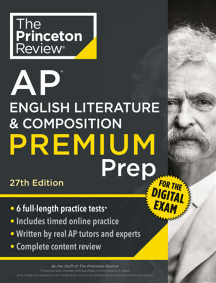 Princeton Review AP English Literature & Composition Premium Prep, 27th Edition: 6 Practice Tests + Digital Practice Online + Content Review