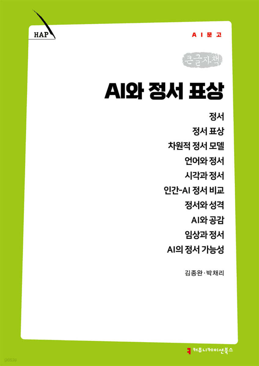 AI와 정서 표상 (큰글자책)