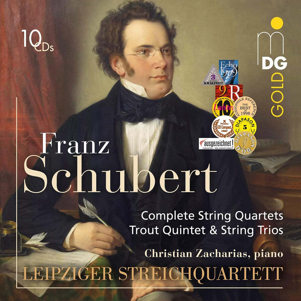 Christian Zacharias 슈베르트: 현악 사중주 전곡 외 (Schubert: Complete String Quartets, Trout Quintet & String Trios)