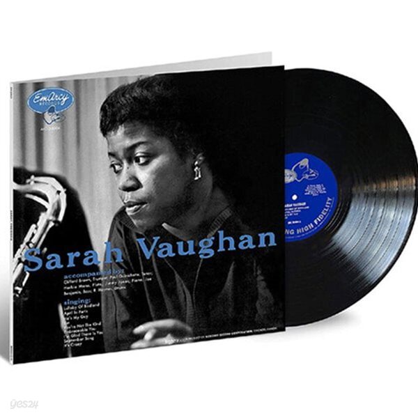 [미개봉 LP] Sarah Vaughan - Sarah Vaughan (Acoustic Sounds Series) Sarah Vaughan With Clifford Brown