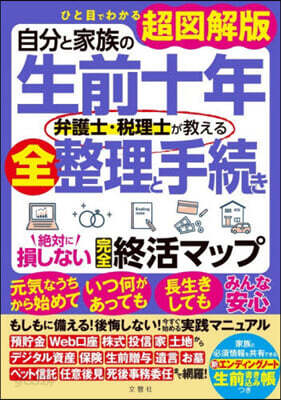 ひと目でわかる超図解版　自分と家族の生前十年　弁護士・税理士が教える全整理と手続き 絶対に損しない完全終活マップ