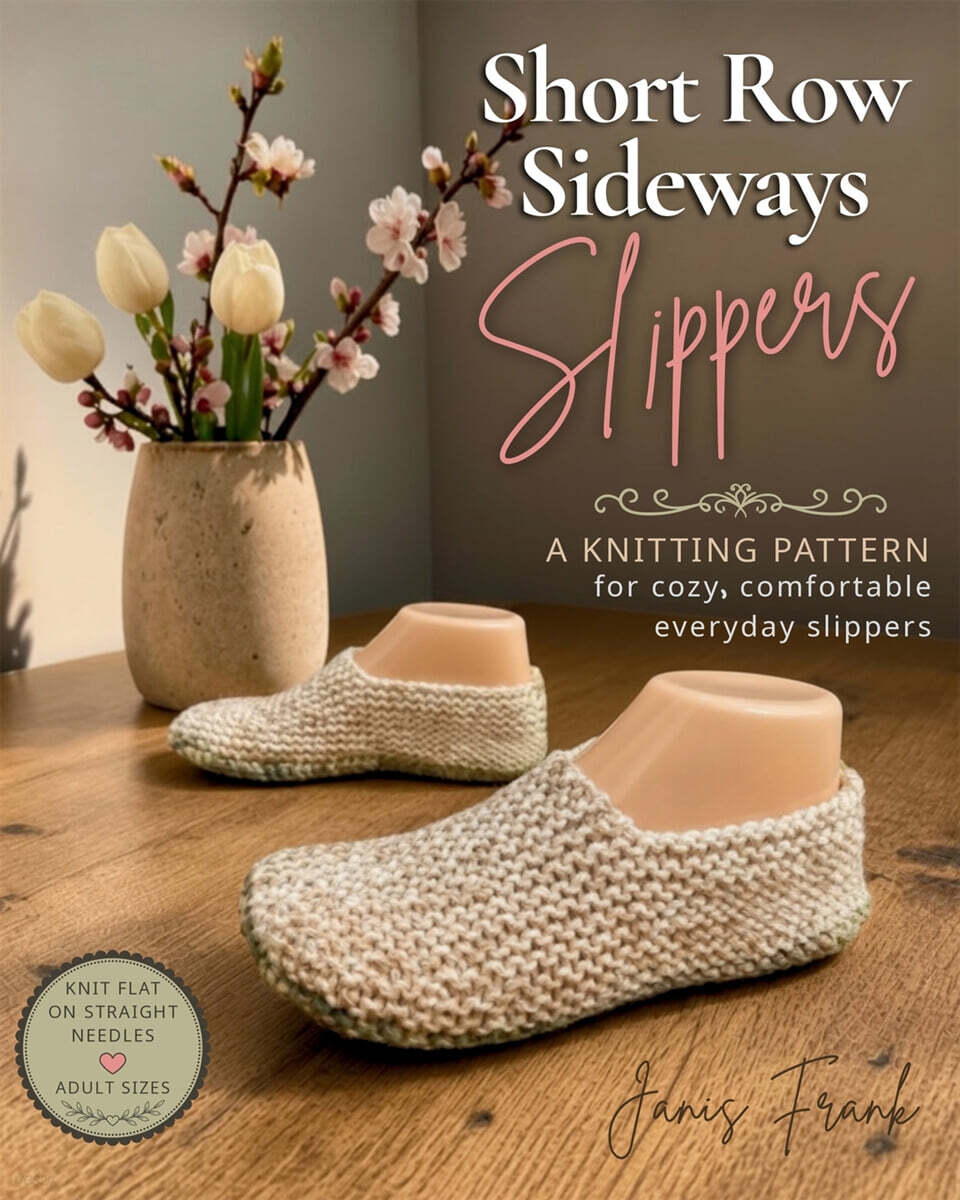 Short Row Sideways Slippers