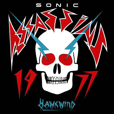 Hawkwind — Sonic Assassins - Live 1977 앨범 커버