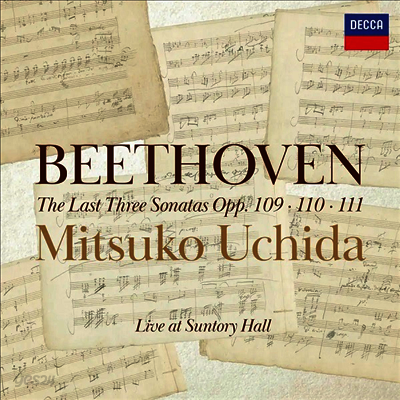 베토벤: 피아노 소나타 30, 31 & 32번 (Beethoven: Piano Sonatas Nos.30, 31 & 32)(CD) - Mitsuko Uchida