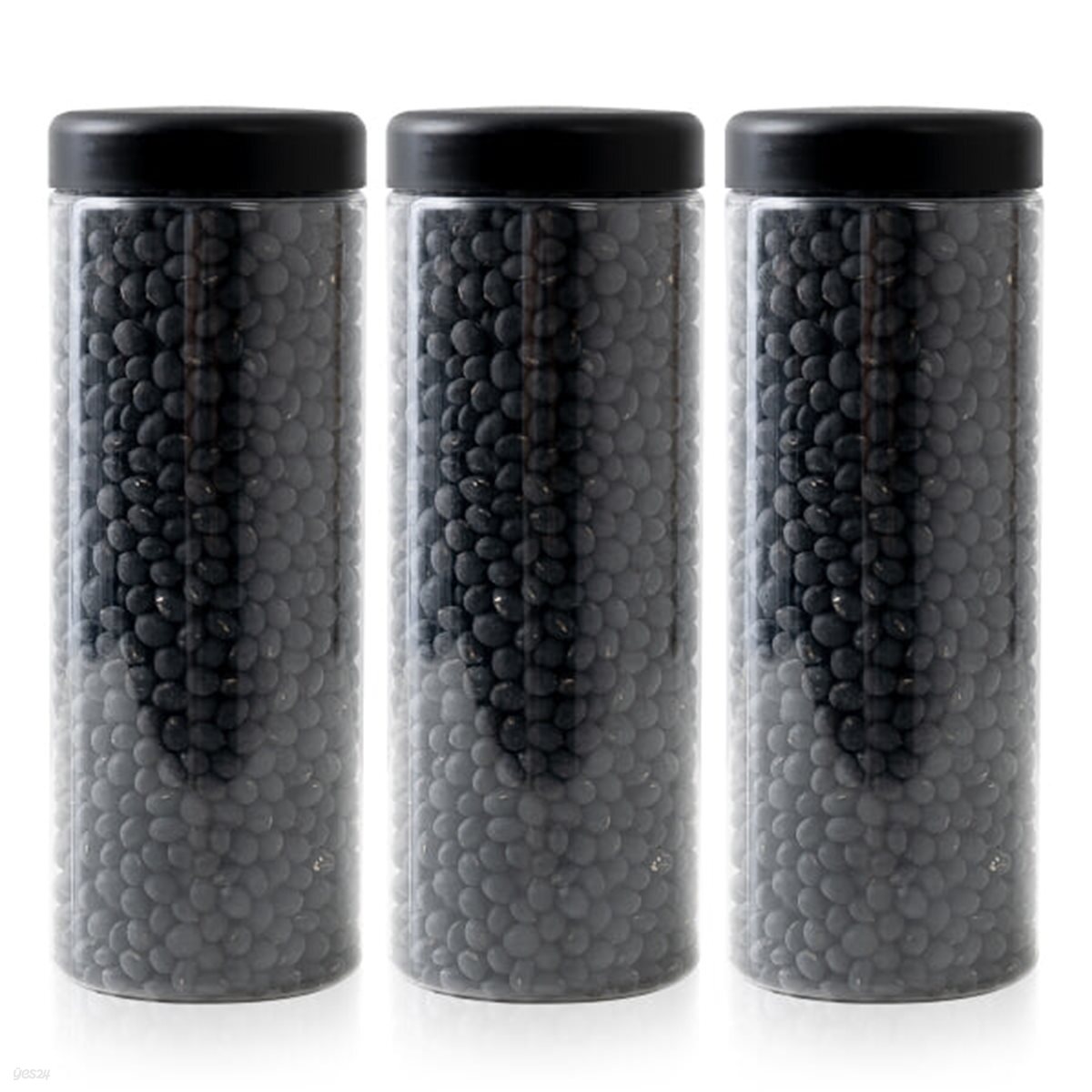 냉장고 ALL 원형(블랙) 보관용기 1000ml (대) X 3개입