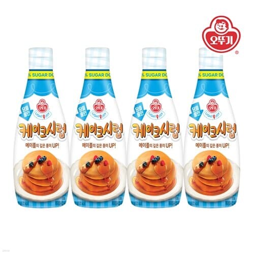 [오뚜기] LIGHT&JOY 당을줄인 케이크시럽 220g x 4개