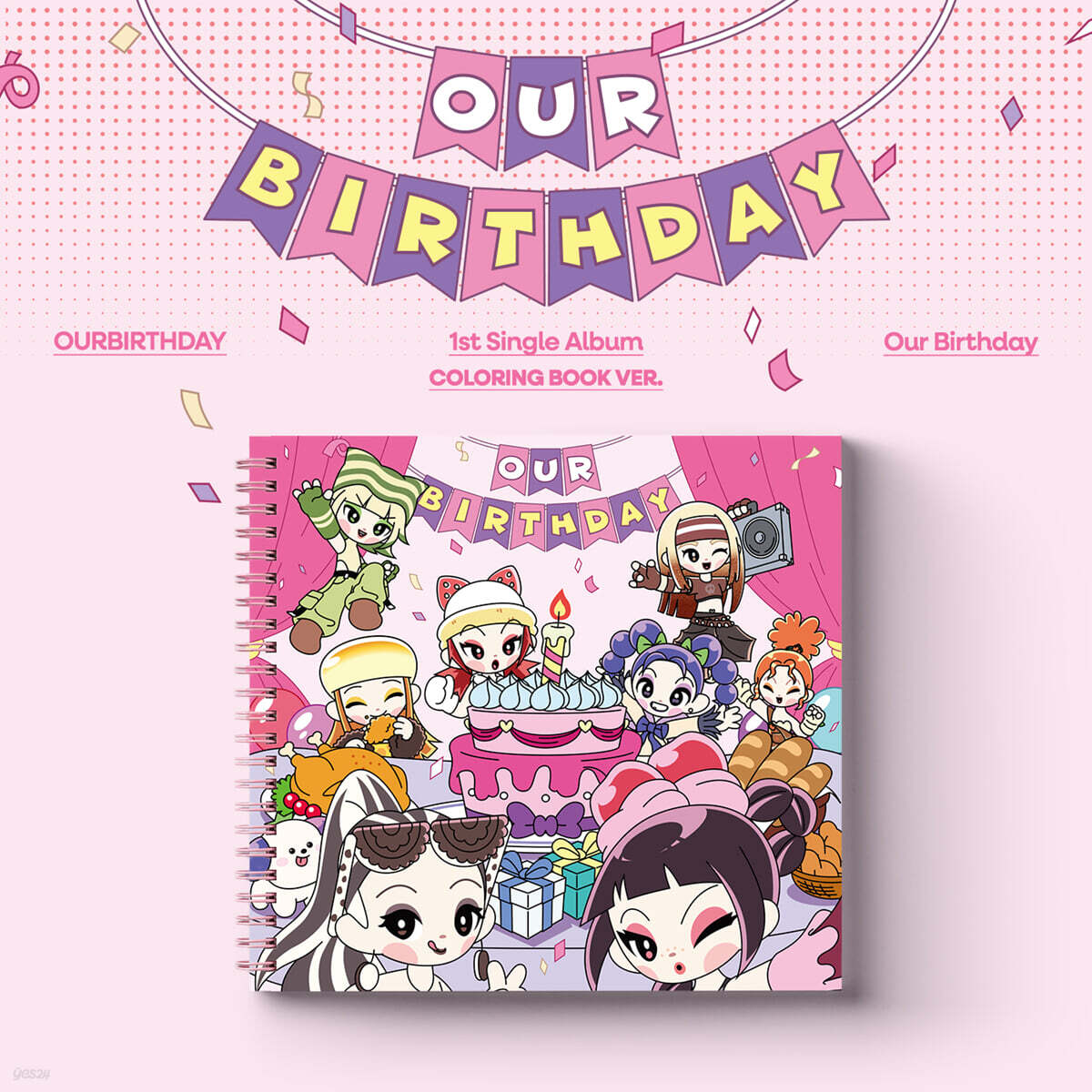 아워벌스데이 (OURBIRTHDAY) - Our Birthday [COLORING BOOK VER.]