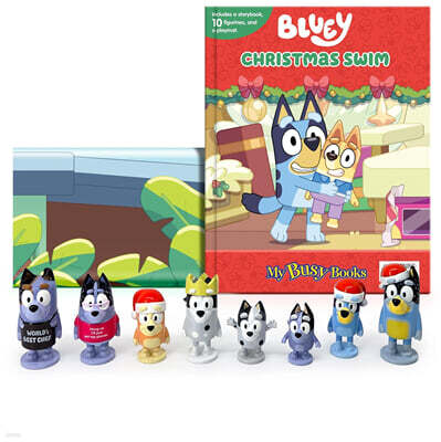 Bluey Christmas Swim My Busy Books