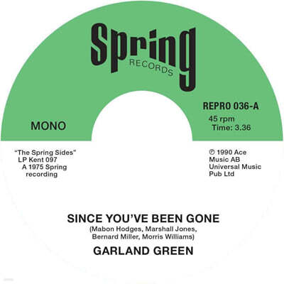 Garland Green — Since You've Been Gone / Just Loving You 앨범 커버