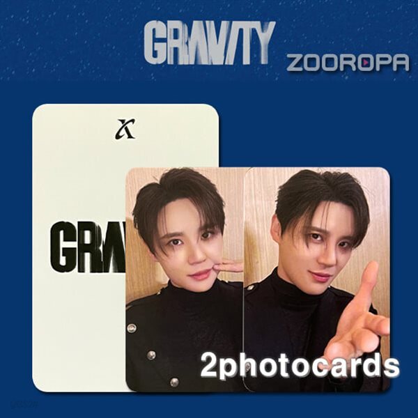 [새상품/A 포토카드 세트] 김준수 XIA GRAVITY (정품/예스24)